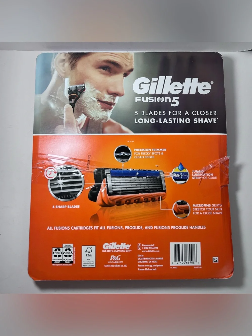 New Gillette Fusion 5 12-Pack Razor Blades